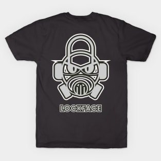 Lock Face Figure Logo T-Shirt